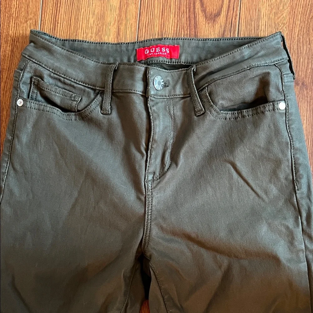 Guess Women's Olive Skinny Jeans - Picture 2 of 6